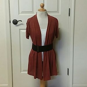 IZ size Medium never worn rust color top with belt
